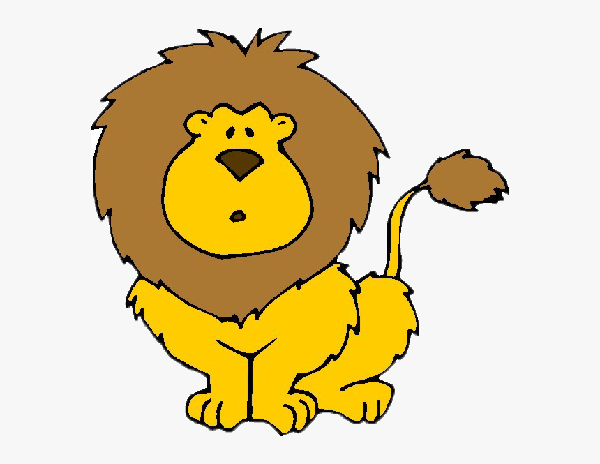 Lion Clip Yellow - Window Color Vorlagen Löwe, HD Png Download, Free Download