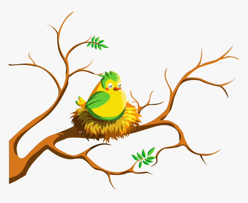 Empty Bird Image - Flying Love Birds Drawing, HD Png Download, Free Download