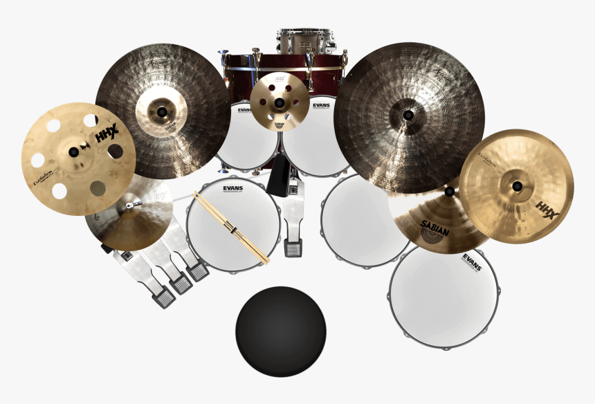 Transparent Drumset Png - Hi-hat, Png Download, Free Download