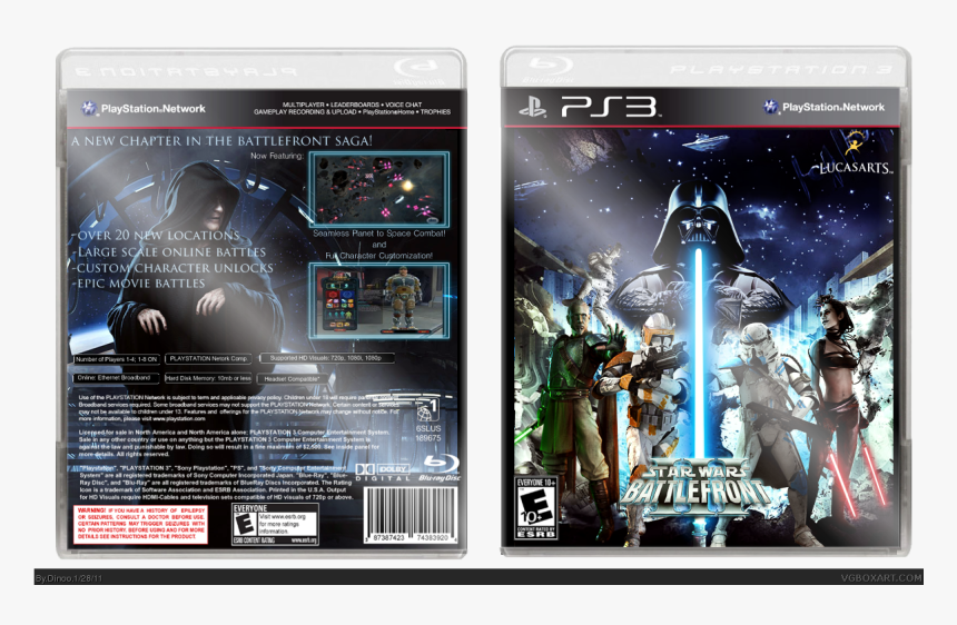 Battlefront Iii Box Cover - Jeux Xbox 360 Star Wars Battlefront 3, HD Png Download, Free Download