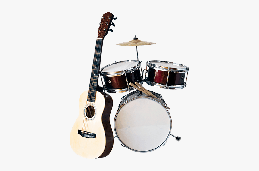 #drums #drumset #guitar #music #instrument #band - Guitarra Acustica Con Bateria, HD Png Download, Free Download