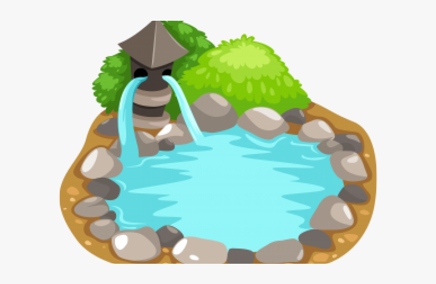 Lily Pad Clipart Frog Habitat - Fish Pond Clip Art, HD Png Download, Free Download