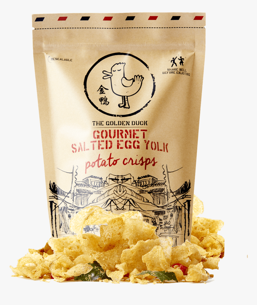 Salted Egg Chips Singapore, HD Png Download, Free Download