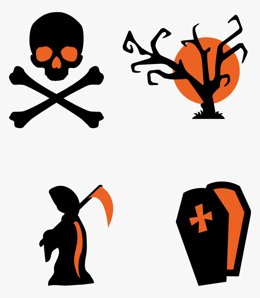 Halloween Elements Png Transparent - Vector Halloween Elements Png, Png Download, Free Download