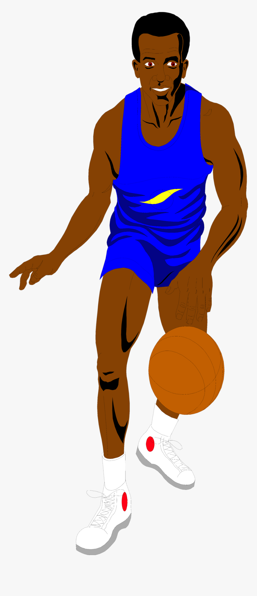 African American Basketball Player Clip Art - African American No Background, HD Png Download, Free Download