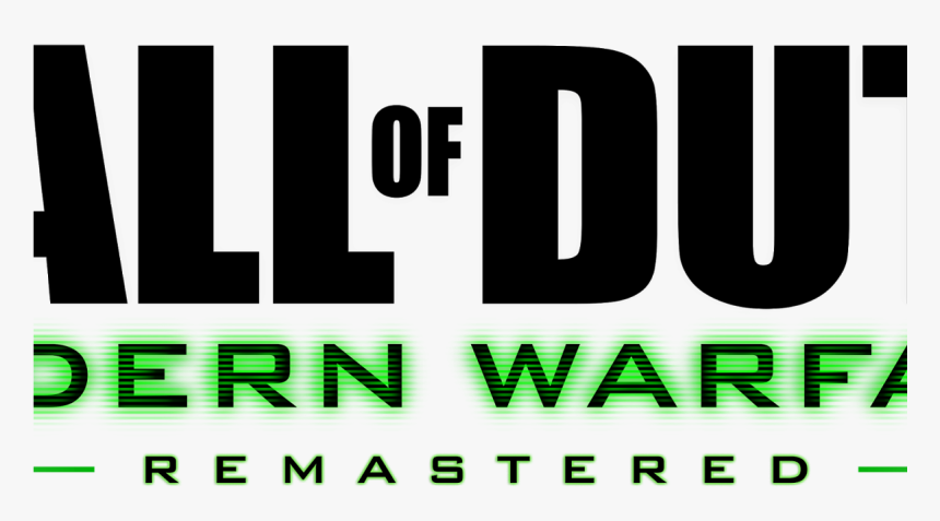 Call Of Duty Modern Warfare Remastered Png, Transparent Png, Free Download