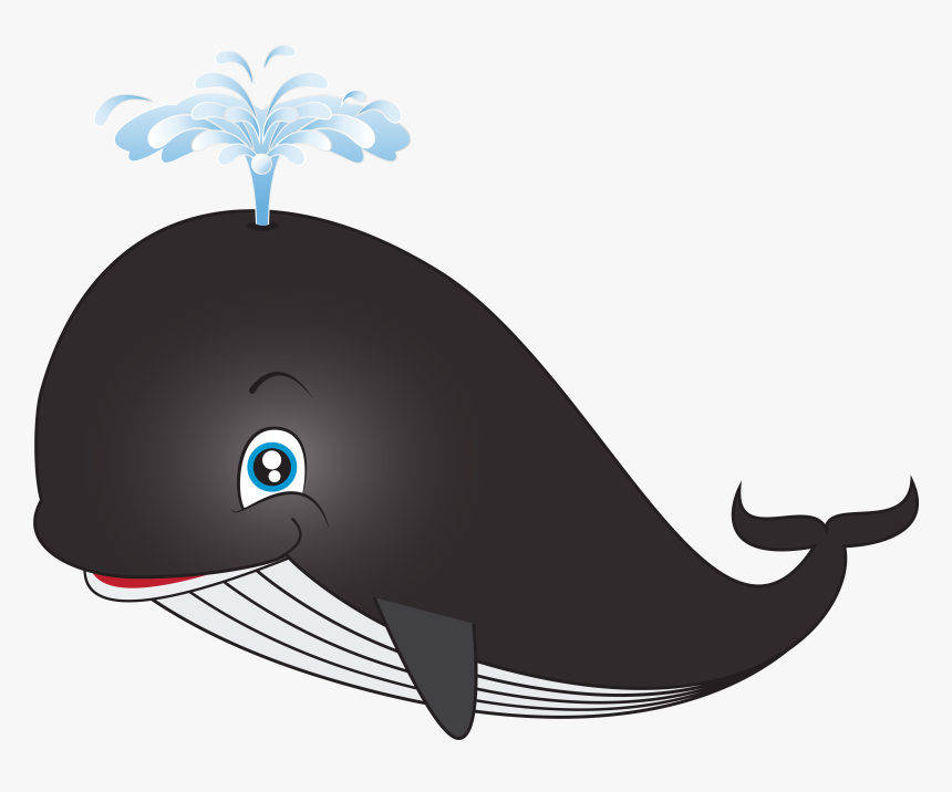 Baby Whale Png -whale Cartoon Png Clip - Whale Clipart Transparent Background, Png Download, Free Download