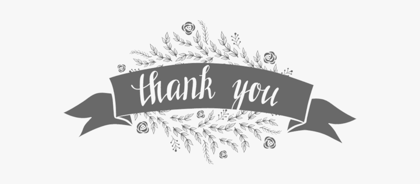 Thank You Png - Black Thank You Banner, Transparent Png, Free Download