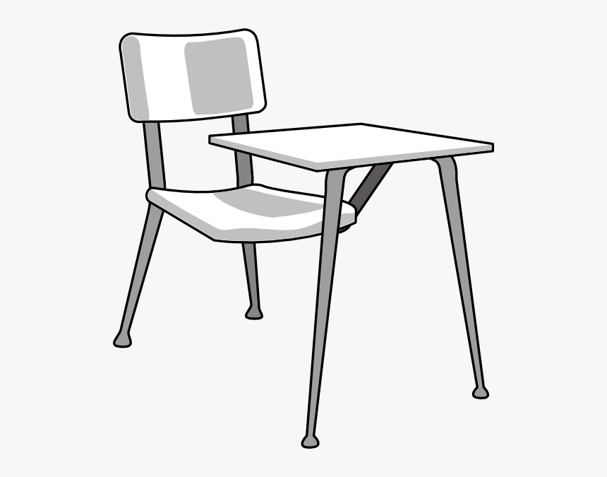 School Desk Clipart - Draw A School Desk, HD Png Download, Free Download