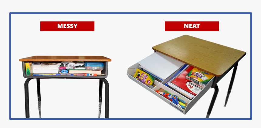 Transparent School Desk Clipart School Desk Organizer Hd Png