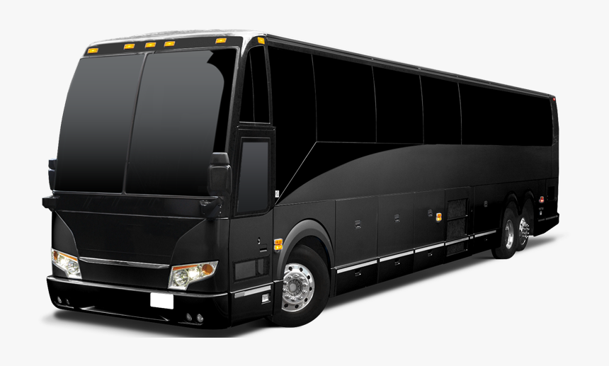 Black Charter Bus - Transparent Party Bus Png, Png Download, Free Download