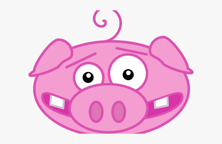 Cute Pig Clipart - Funny Pig Face Clipart, HD Png Download, Free Download