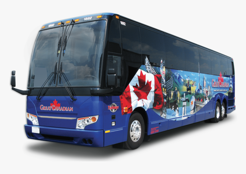 Coach Drawing Tourist Bus - Great Canadian Bus, HD Png Download, Free Download