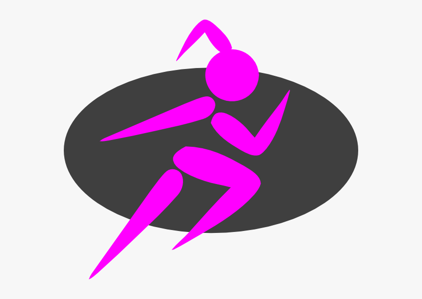 Png Picture Of A Girl Running Track - Runner Girl Clipart, Transparent Png, Free Download