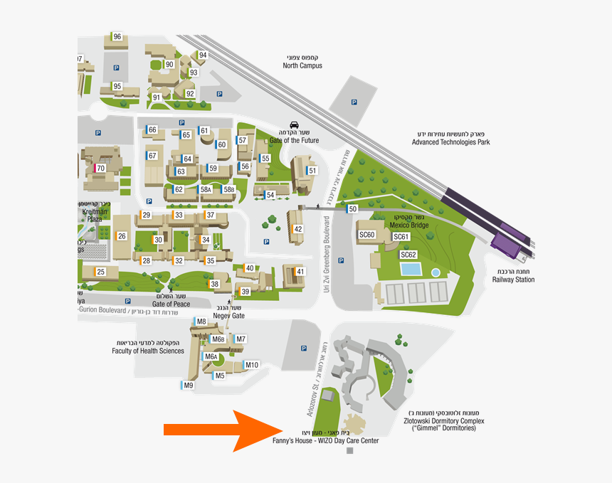 Marcus Map - Groundplan Ben Gurion Airport, HD Png Download, Free Download