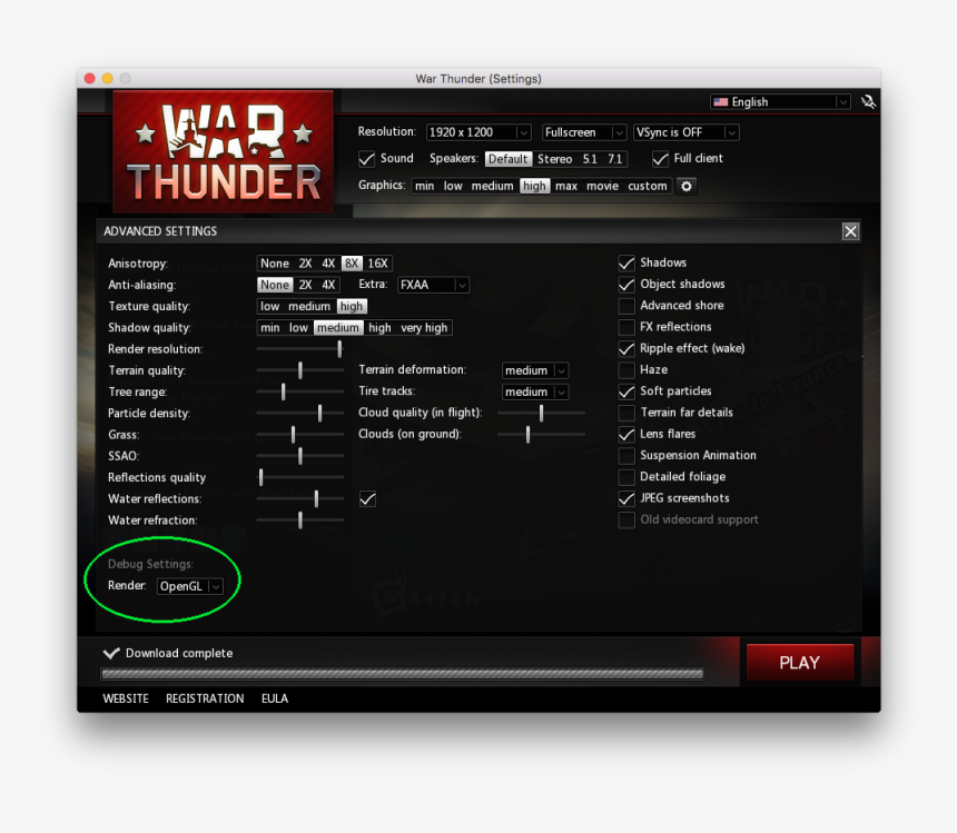 Screen Shot 2017 11 27 At - War Thunder Launcher Settings, HD Png Download, Free Download