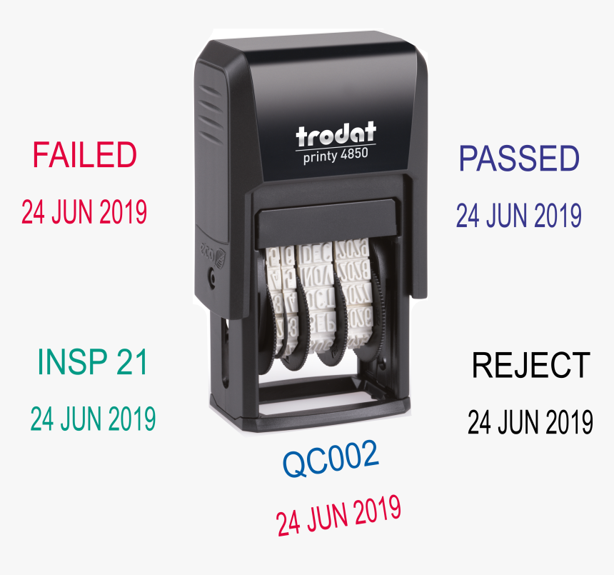 Engineering , Inspection, Quality Control Self-inking - Trodat 4850, HD Png Download, Free Download