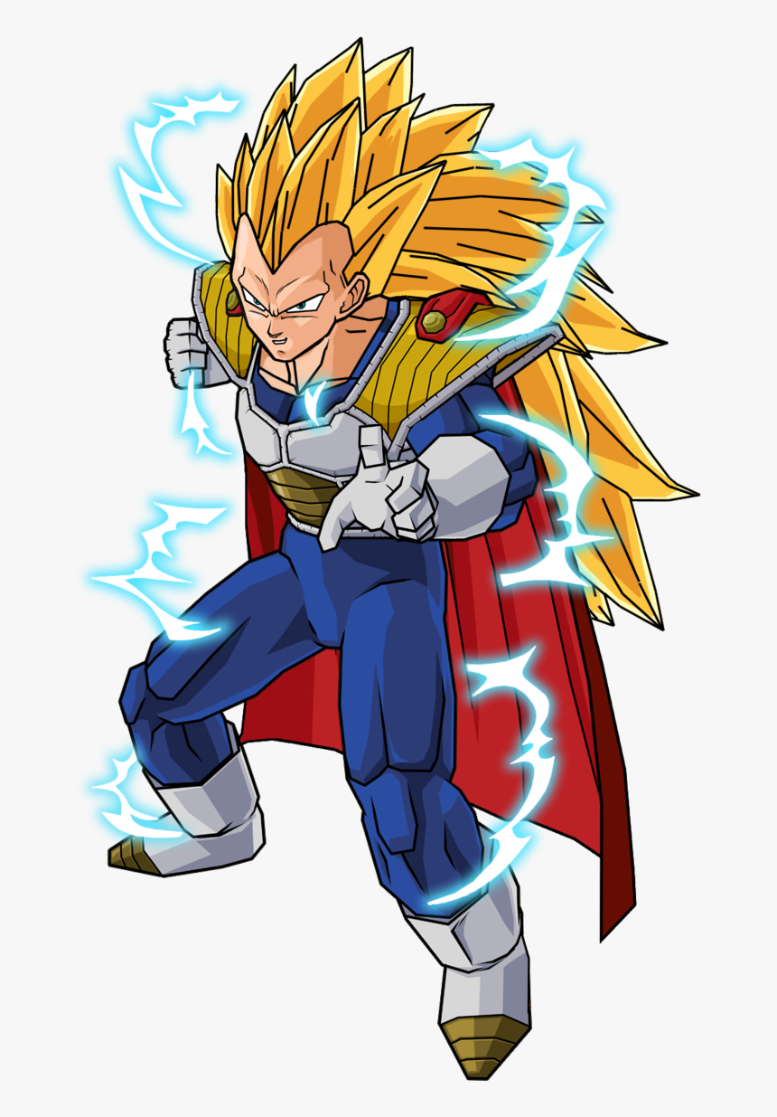 Saiyanawesomeness - De Dragon Ball Vegeta Ssj3, HD Png Download, Free Download