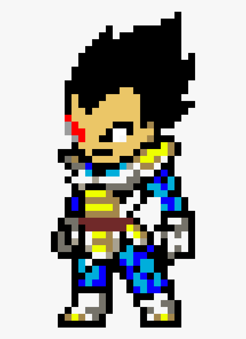 Scouter Png - Vegeta - Vegeta Pixel Art Png, Transparent Png, Free Download