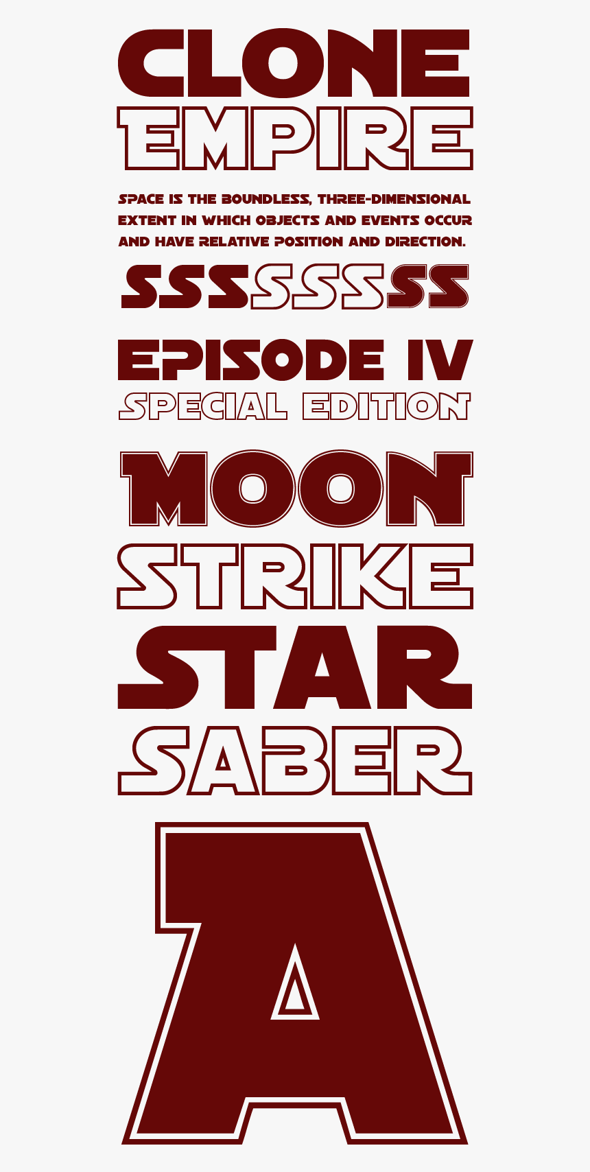 Star Wars Font - Empire Star Wars Font, HD Png Download, Free Download