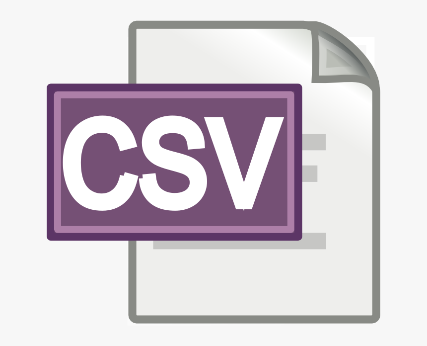 Csv Fichier Text - Csv Png Icon, Transparent Png, Free Download