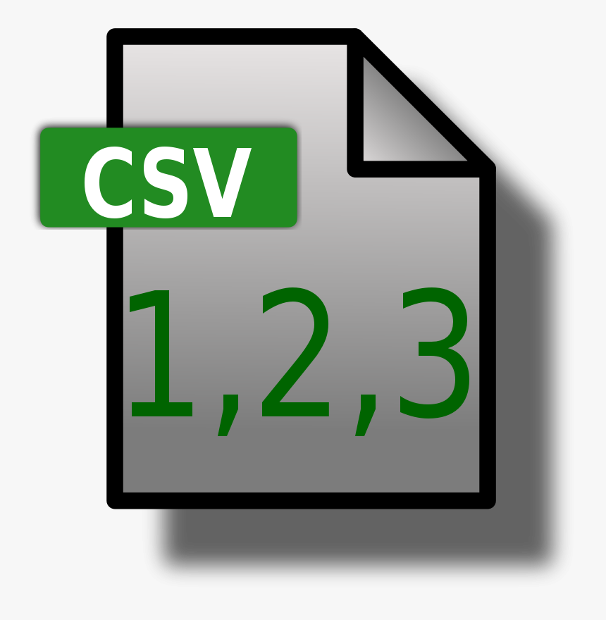 Csv File Clipart, HD Png Download, Free Download