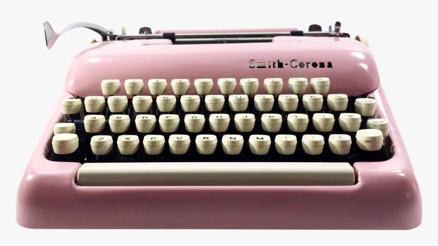 Clip Art Pink Typewriter - Pink Typewriter Png, Transparent Png, Free Download