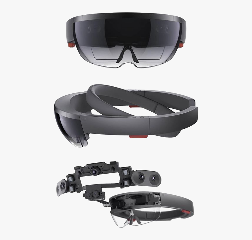 Hololens Technology Reality Kinect Vr Sensor Microsoft - Hololens Lens, HD Png Download, Free Download
