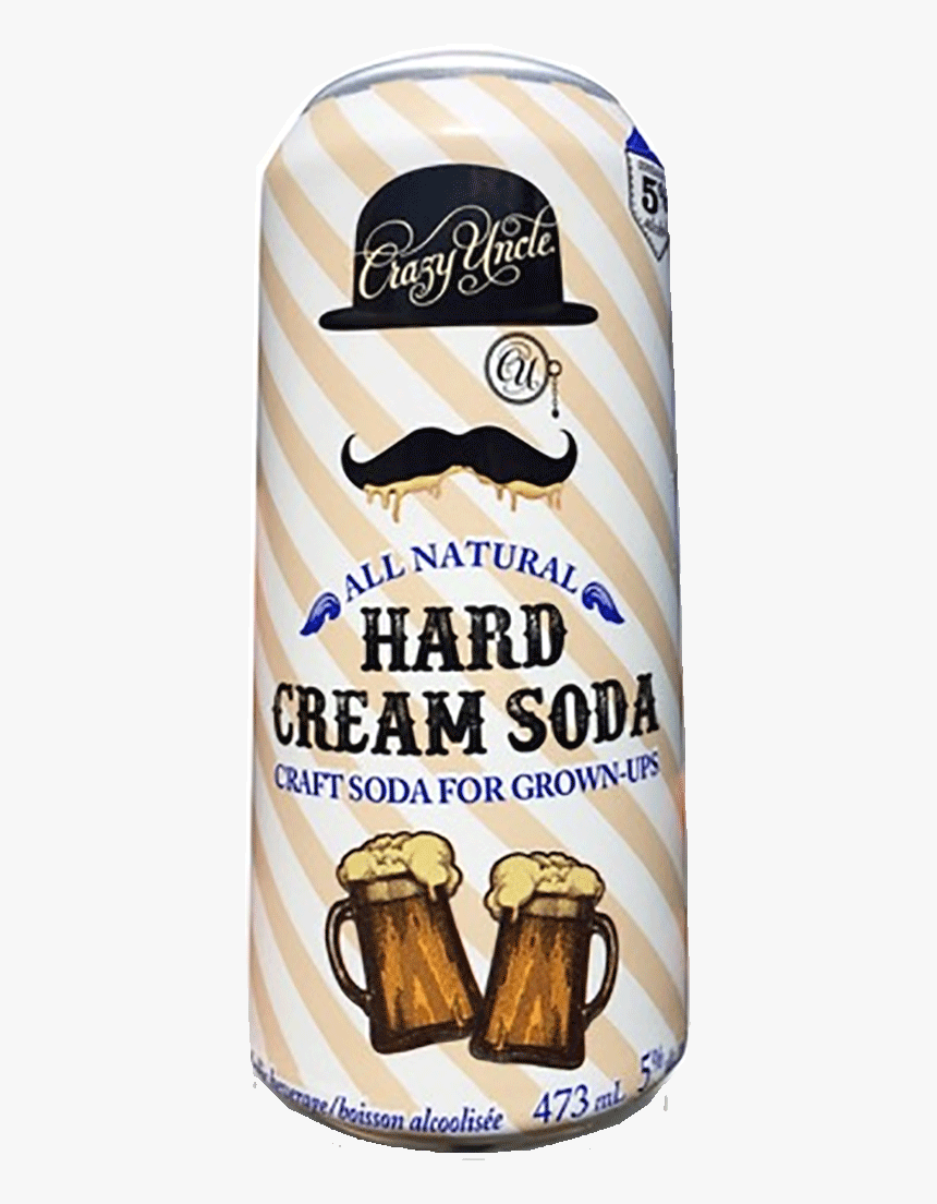 Crazy Uncle Hard Cream Soda 473 Ml - Crazy Uncle Hard Root Beer, HD Png Download, Free Download