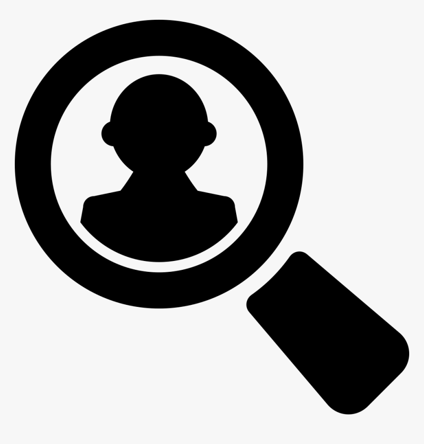 Person Search - Search People Icon Png, Transparent Png, Free Download