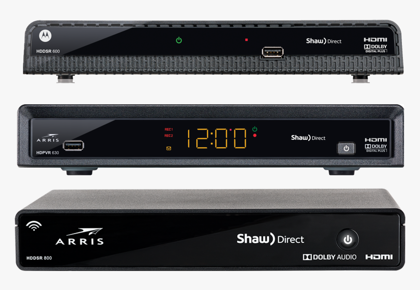 Mpeg4receivers - Shaw Bluesky Box Time, HD Png Download, Free Download