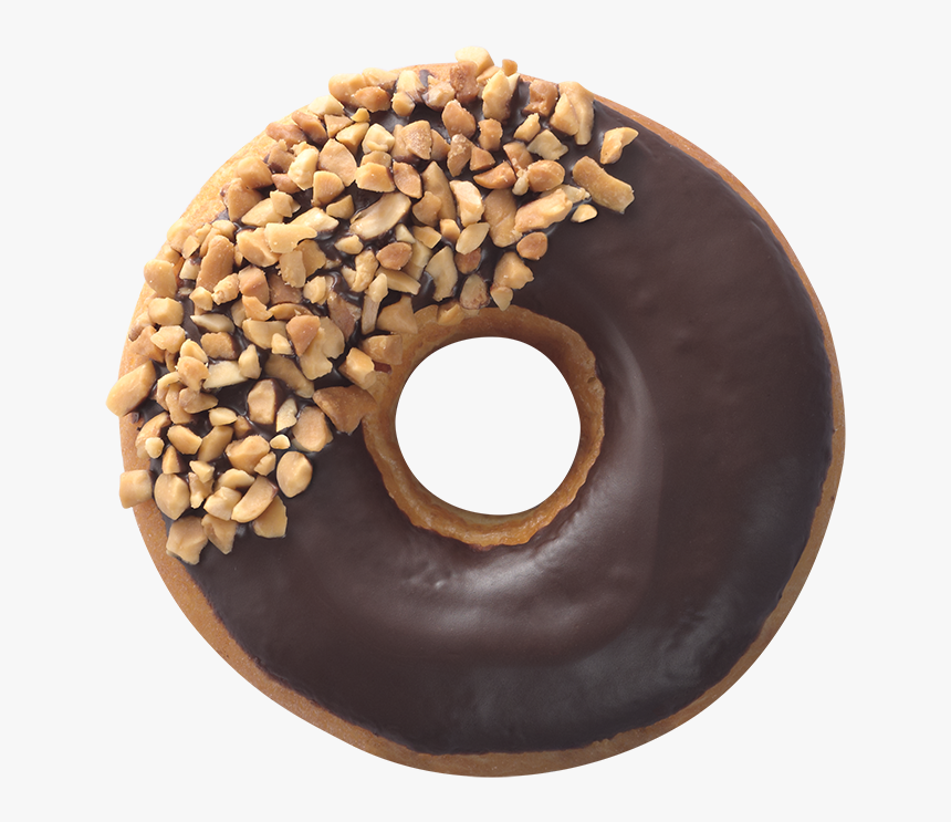 Transparent Glazed Donut Png - Dunkin Donuts Nutty Chocolate, Png Download, Free Download