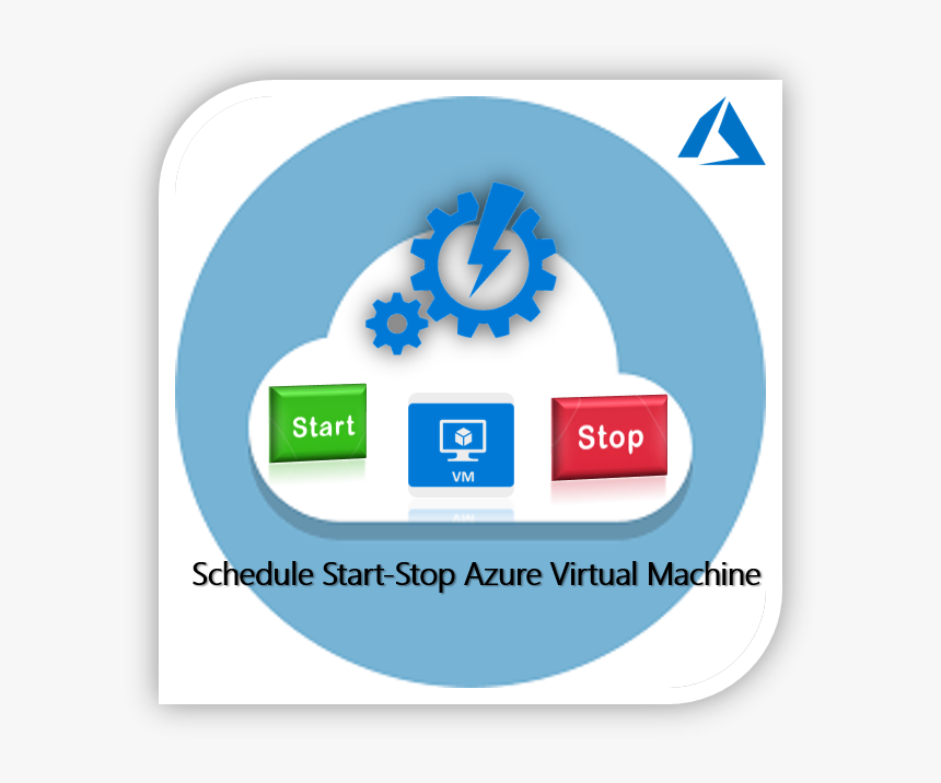 Schedule Start-stop Azure Virtual Machine - Emblem, HD Png Download, Free Download