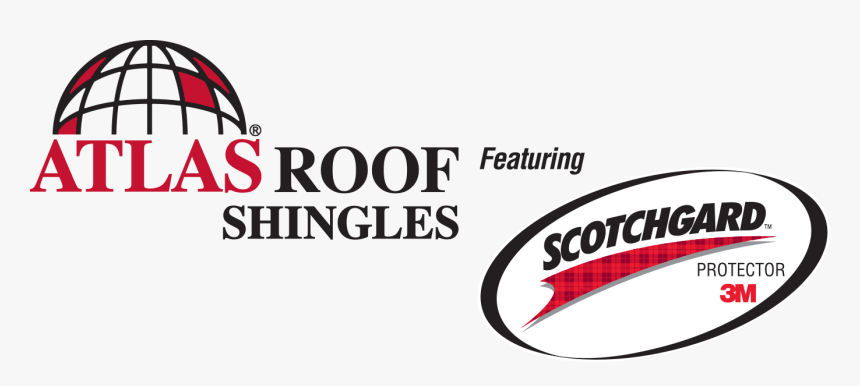 Transparent Roof Png - Atlas Roof Shingles With Scotchgard Logo, Png Download, Free Download