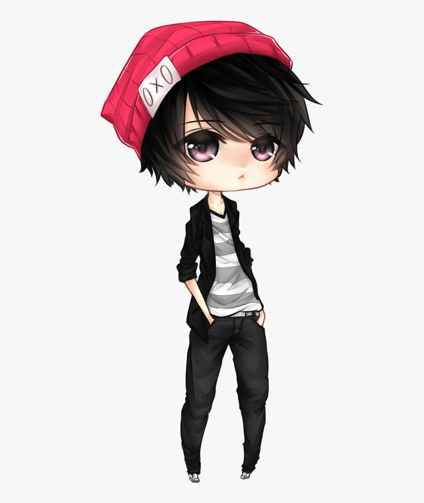 Anime Boy With Glasses Chibi, HD Png Download, Free Download