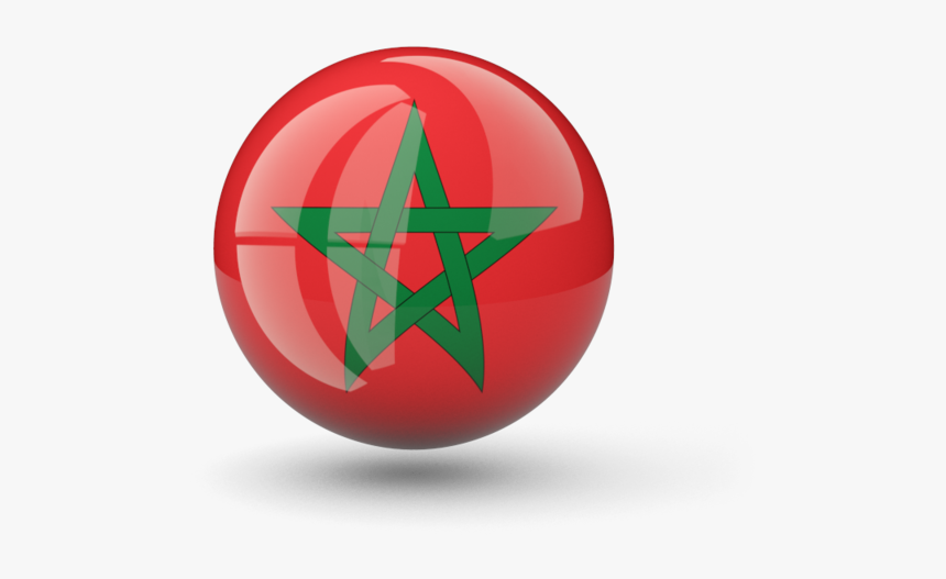 Download Flag Icon Of Morocco At Png Format - Morocco Flag Circle Png, Transparent Png, Free Download