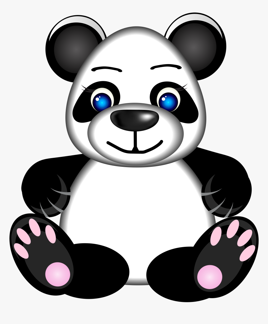 Panda Png Clip Art Image - Giant Panda, Transparent Png, Free Download