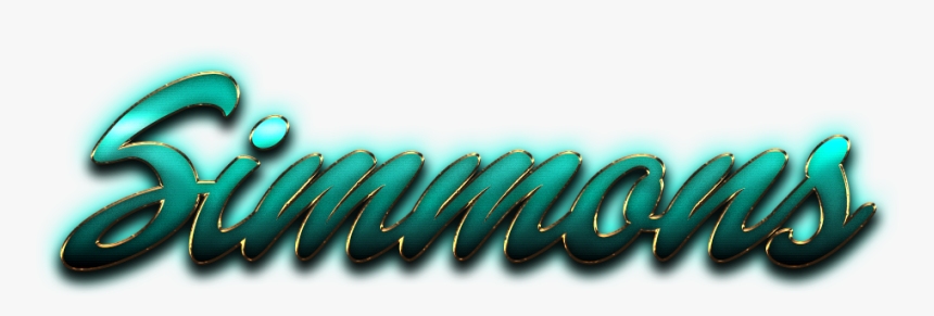 Simmons Name Logo Png - Graphic Design, Transparent Png, Free Download
