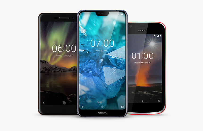 Mobile Phone Png Png - Nokia 7.1 Vs Samsung A40, Transparent Png, Free Download