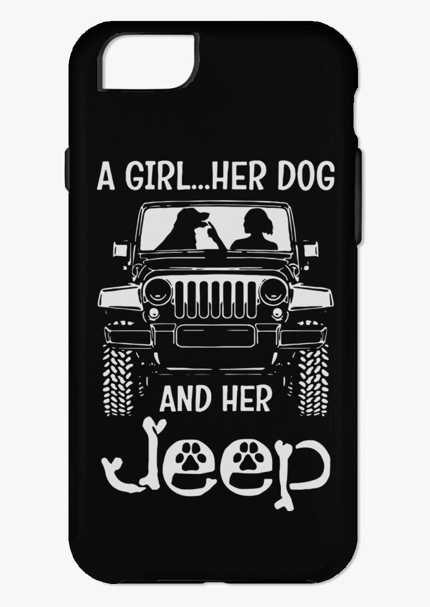 Jeep Png Girl - Girl Her Dog And Jeep, Transparent Png, Free Download
