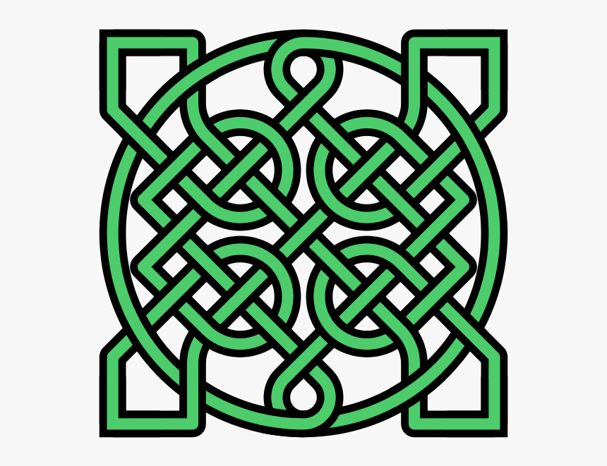 Celtic Knot Insquare 39crossings - Celtic Knot Png, Transparent Png, Free Download