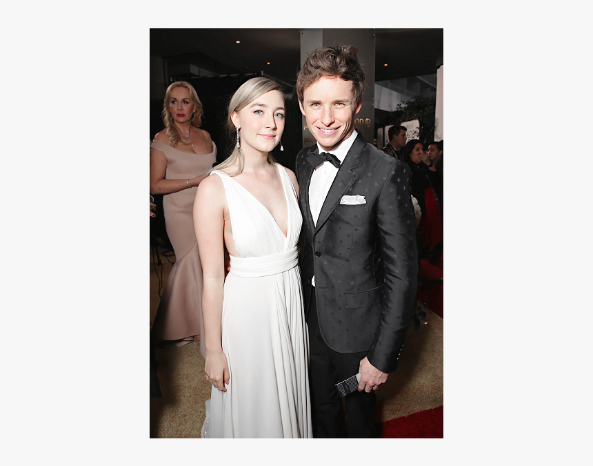 ““saoirse Ronan And Eddie Redmayne Attend The 73rd - Eddie Redmayne Saoirse Ronan, HD Png Download, Free Download