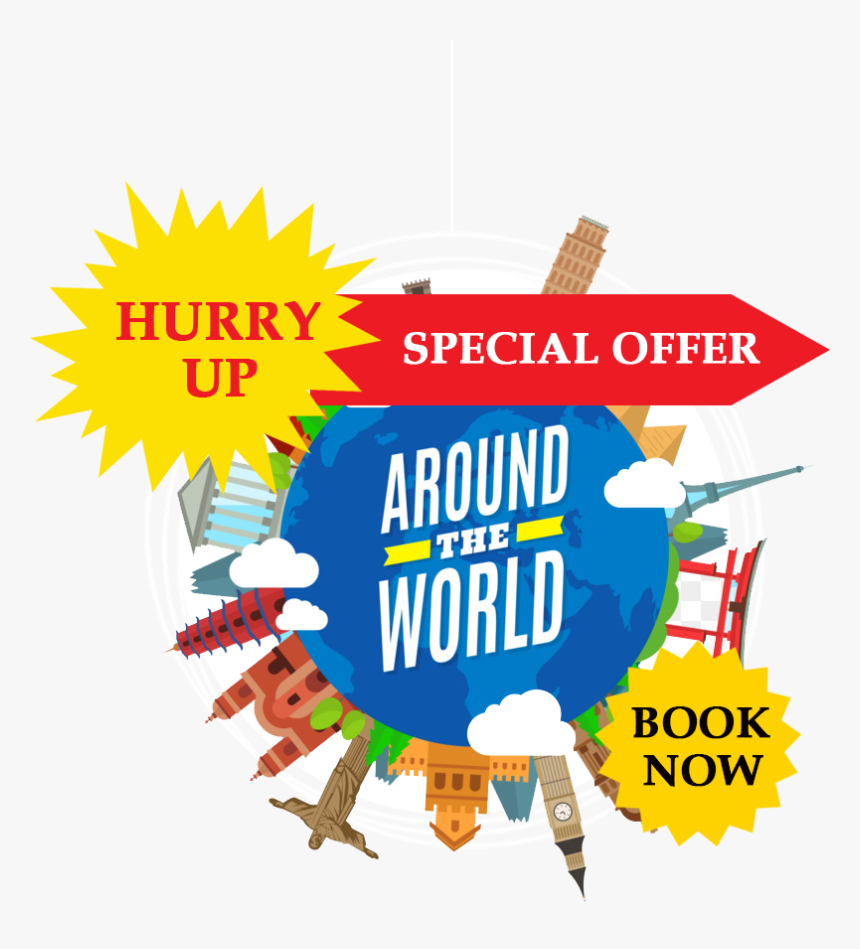 Travel Around The World Vector, HD Png Download, Free Download
