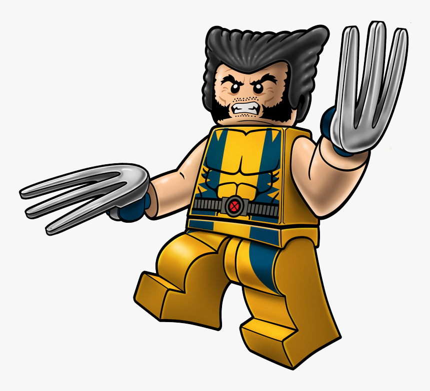 Wolverine Marvel Lego Clip Art Png Clipart Image - Lego Wolverine Clipart, Transparent Png, Free Download