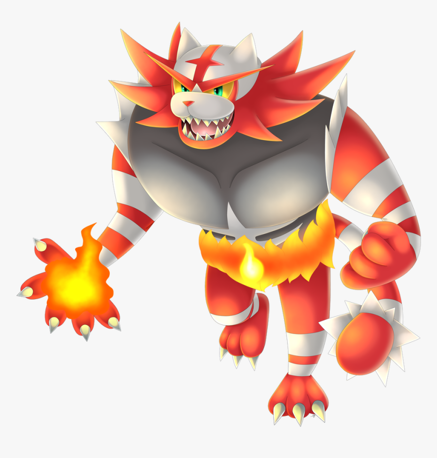 Transparent Machoke Png - Incineroar Shiny Fix, Png Download, Free Download