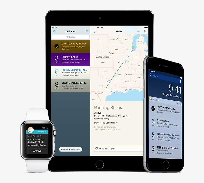 A Package Tracker For Iphone, Ipad, Apple Watch, And - Parcel, HD Png Download, Free Download