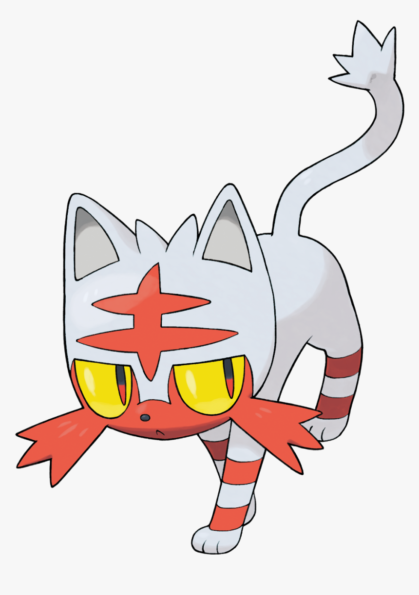 Transparent Litten Png - Pokemon Litten Shiny, Png Download, Free Download