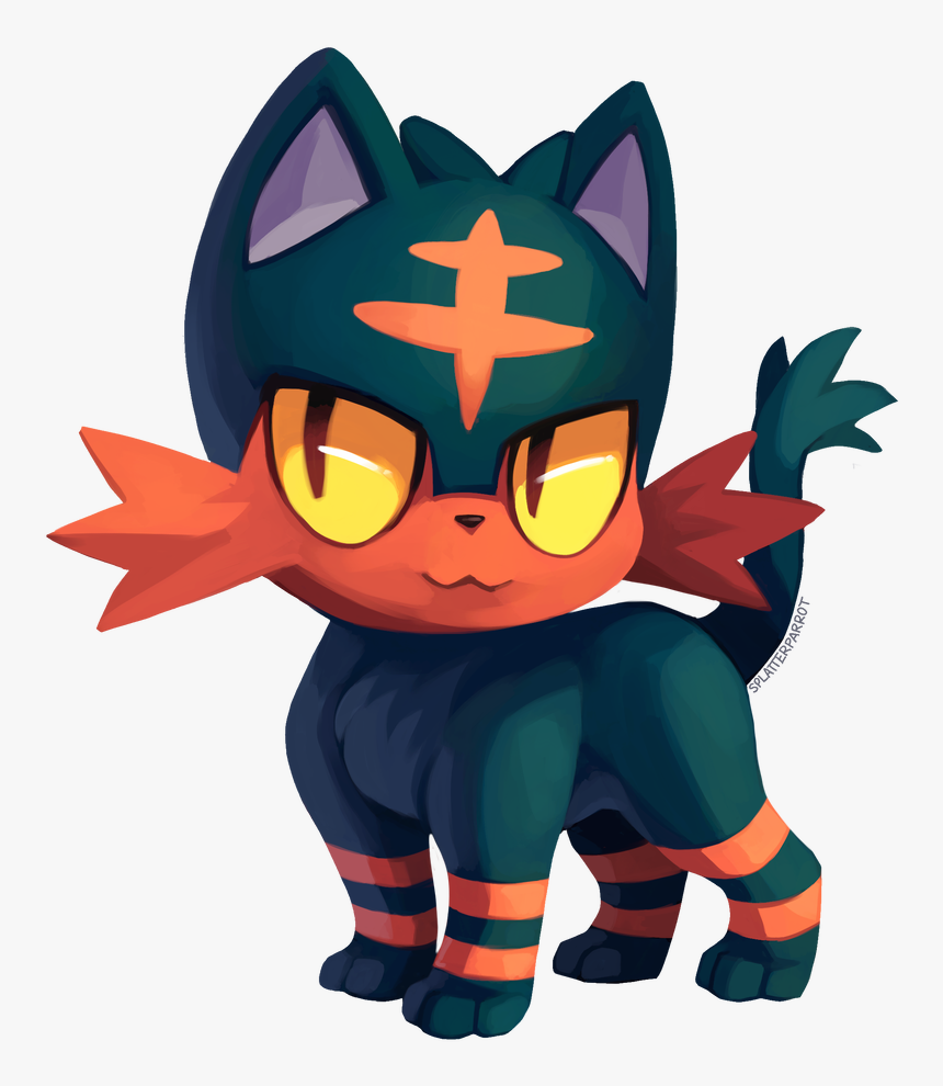 Litten Fanart, HD Png Download, Free Download