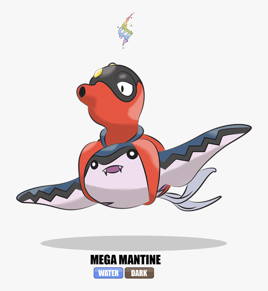 Mega Mantine Pokemon, HD Png Download, Free Download