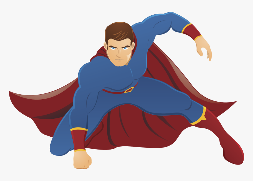 Good Guy Clipart - Super Hero Poses, HD Png Download, Free Download